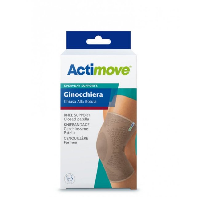 ACTIMOVE EVERYDAY GINOCCHIERA ELASTICA CHIUSA ALLA ROTULA TAGLIA M - SUPPORTO PER IL GINOCCHIO E IL COMFORT QUOTIDIANO