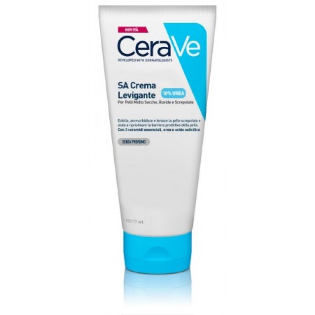 CERAVE SA CREMA LEVIGANTE 10% UREA DA 177ML - PER LEVIGARE E LENIRE EFFICACEMENTE LA PELLE MOLTO SECCA, ISPESSITA O CON ALTERAZIONI DELLO STRATO CUTANEO