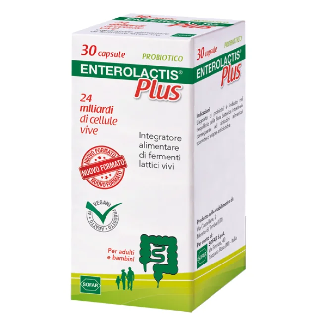 ENTEROLACTIS PLUS 30 CAPSULE - INTEGRATO...
