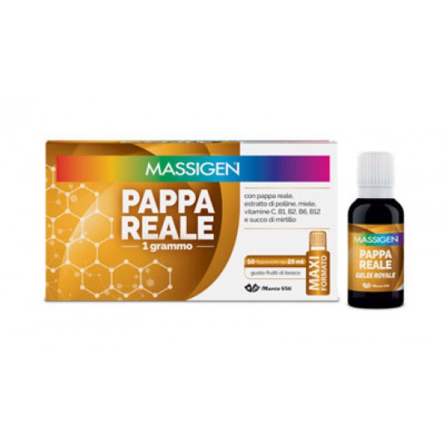 MASSIGEN PAPPA REALE 10FLX25ML - INTEGRATORE A BASE DI SOSTANZE NATURALI PER FAVORIRE L'AZIONE RICOSTITUENTE E L'INAPPETENZA (ULTIMISSIMI PEZZI SCONTATI)