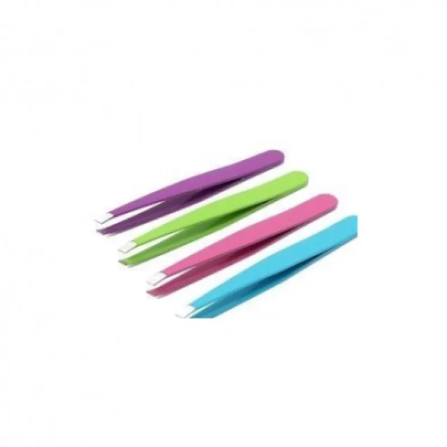 BIFOR PINZETTA DI PRECISIONE PER SOPRACCIGLIA IN ACCIAIO INOX IN COLORI ASSORTITI DA 1 PEZZO