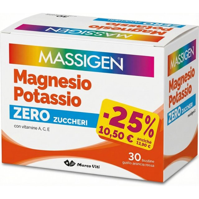 MASSIGEN MAGNESIO POTASSIO ZERO ZUCCHERI...