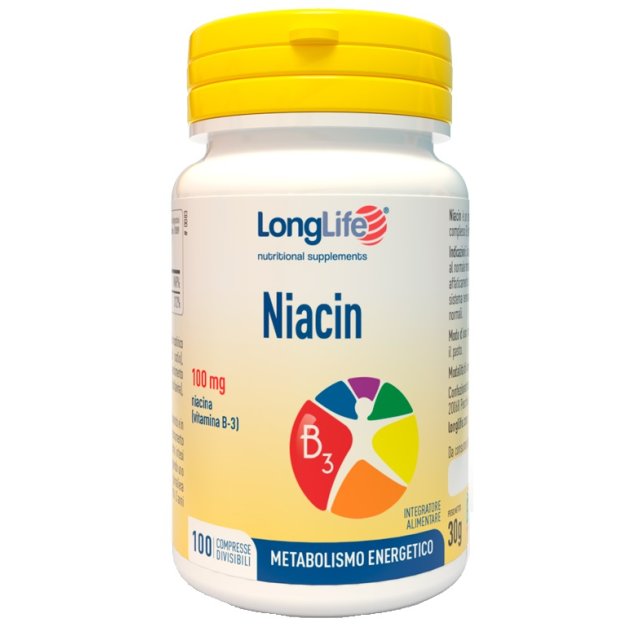 NIACIN 100MG 100TAV  LONGLIFE