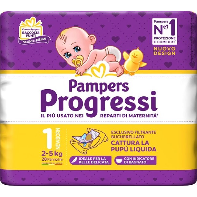 PAMPERS PROGRESSI NEWB 28PZ 0204