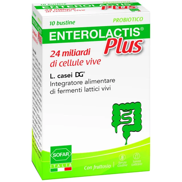 ENTEROLACTIS PLUS POLV 10 BUST