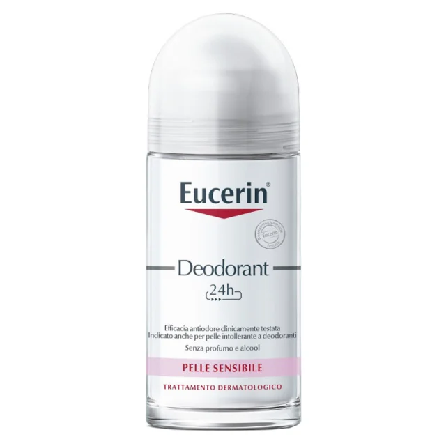 EUCERIN DEO ROLL ON P/SENS ROSSA