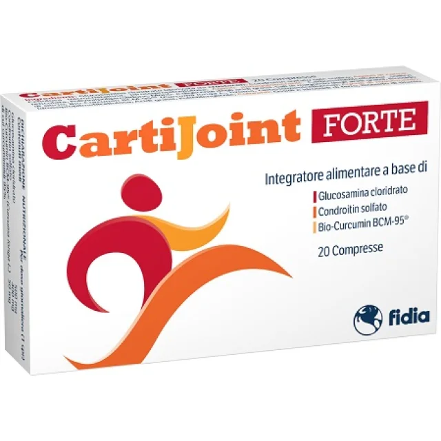 CARTI JOINT FORTE DA 20 COMPRESSE - INTEGRATORE A BASE DI GLUCOSAMINA, CONDROITIN SOLFATO E BIOCURCUMIN - SCADENZA LUNGA 05/26 (ULTIMISSIMI PEZZI SCONTATI)