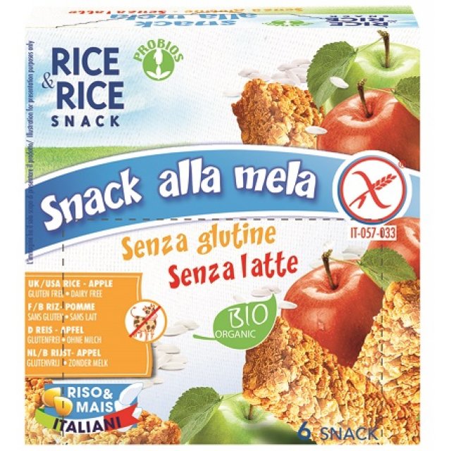 R&R Snack Riso Mela 6x21g