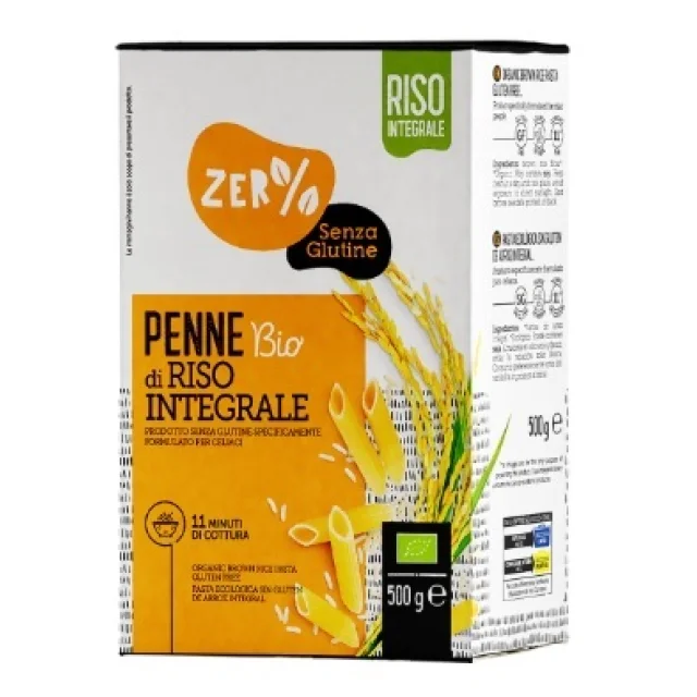 PENNE RISONE S/GLUT BIO 500G F