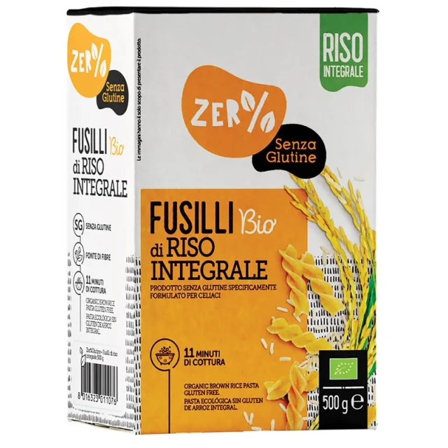 FUSILLI RISONE S/GLUT BIO 500G