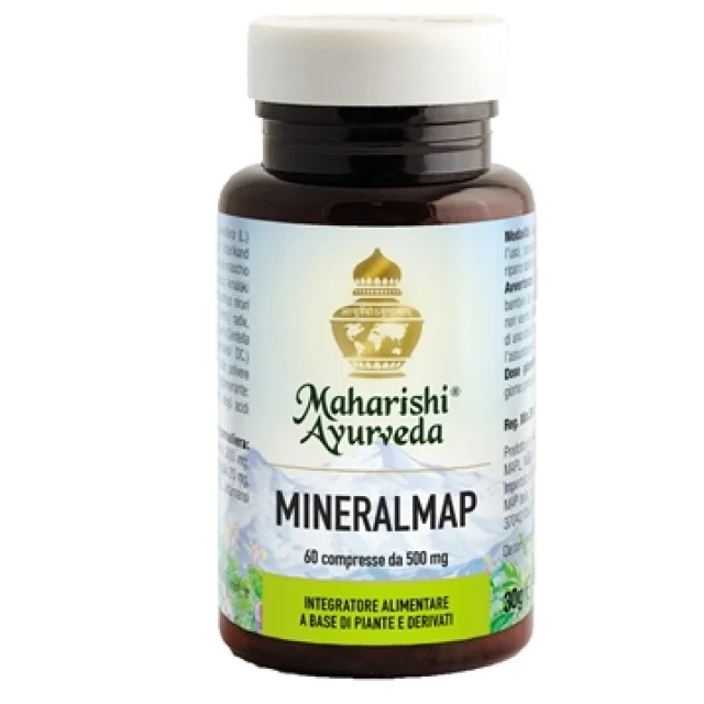 MINERALMAP 60 COMPRESSE DA 30 G - INTEGRATORE A BASE DI PIANTE E DERIVATI CHE AGISCONO COME TONICI-ADATTOGENI - SCADENZA LUNGA 11/26 (ULTIMISSIMI PEZZI SCONTATI)