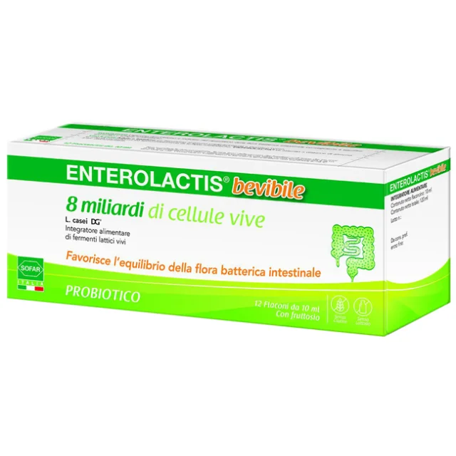 ENTEROLACTIS-BEVIBILE 12FLAC 10M (ULTIMI...