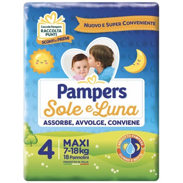 PAMPERS SOLE&LUNA MAXI 18PZ 9420