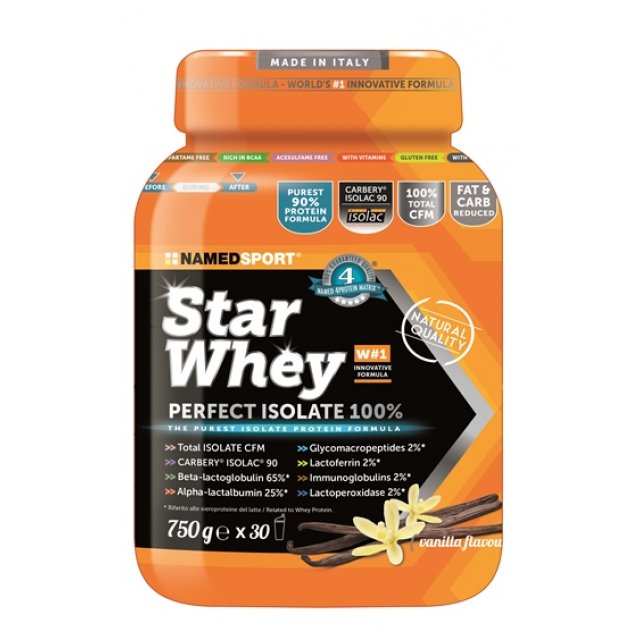 STAR WHEY ISOLATE VANILLA 750G