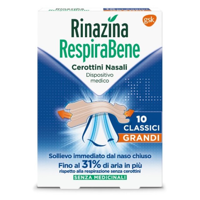 RINAZINA RESPIRABENE CL GR 10PZ