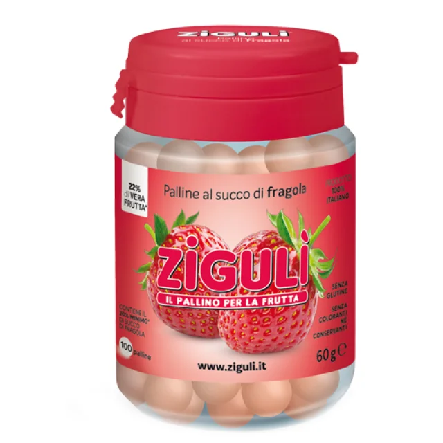 ZIGULI-FRAGOLA 100PALLINE 60G