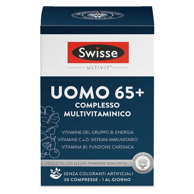 SWISSE UOMO 65+ MULTIVIT 30CPR (ULTIMISSIMI PEZZI SCONTATI)