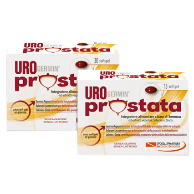 UROGERMIN PROSTATA 30+15 SOFT GEL - INTE...