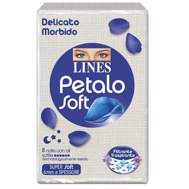 LINES PETALO SOFT NOTTE 8PZ