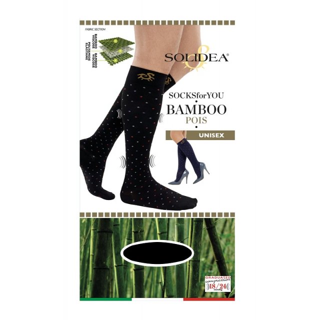 SOCKS FY Bamboo Pois Nero 5XXL