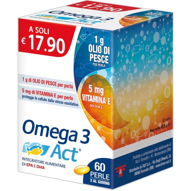OMEGA 3 ACT 60PERLE 1G