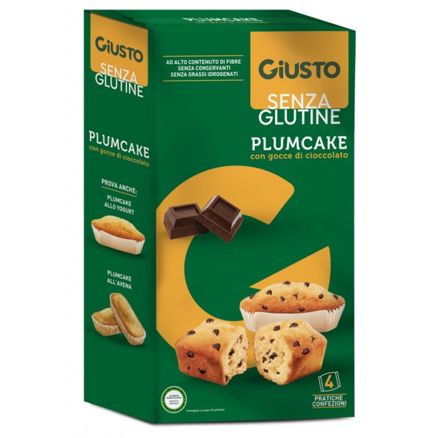 GIUSTO S/G Plumcake Ciocc.160g