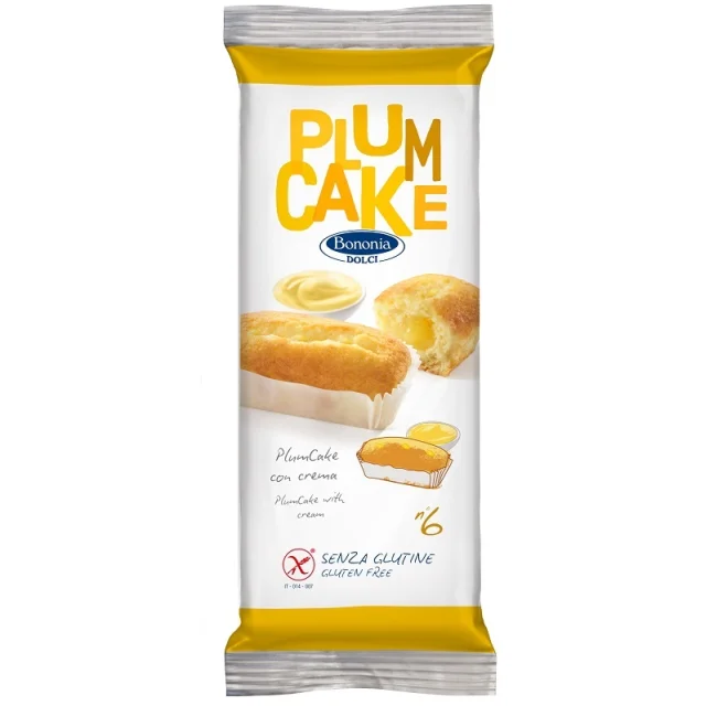BONONIA PLUMCAKE CREMA S/G 6PZ