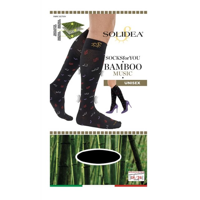 SOCKS FY Bamboo Music Nero5XXL