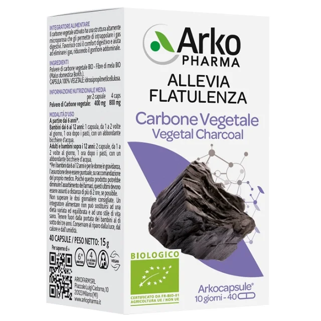 ARKOCAPSULE Carbone Veg.40 Cps