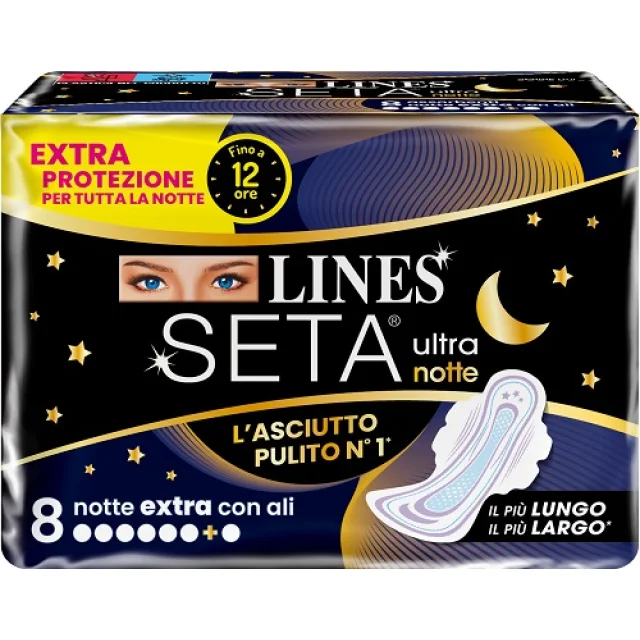 LINES SETA Ultra Notte 8pz