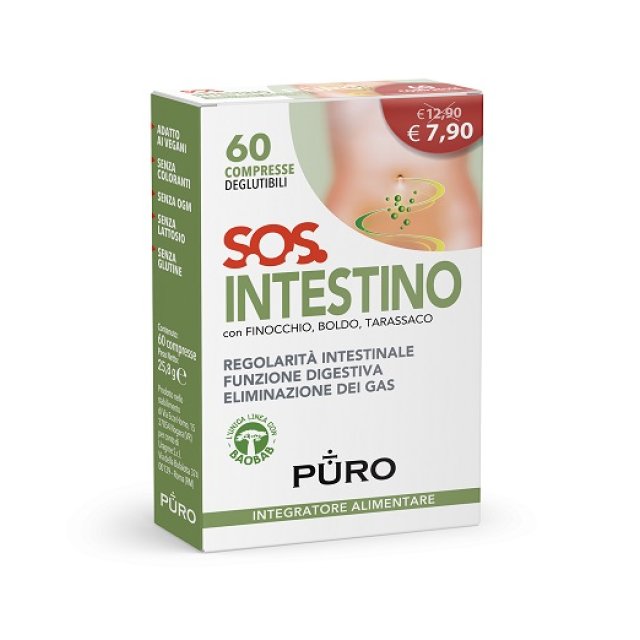 PURO SOS Intestino 60Cpr Degl.