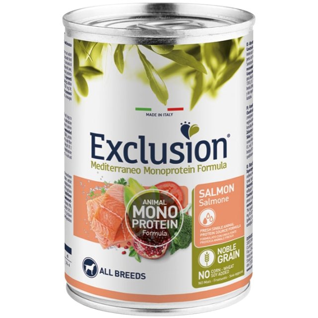 EXCLUSION M ADULT SALMON 400G