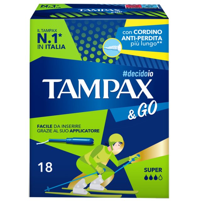TAMPAX&GO Super*18pz
