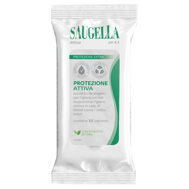 SAUGELLA Attiva 15*Salviettine