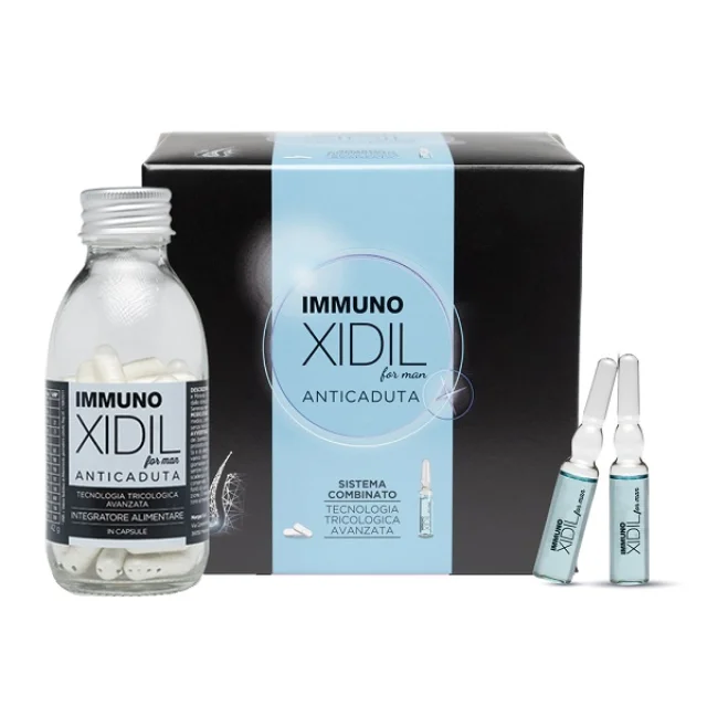 IMMUNOXIDIL*Kit U 60Cps+15Fl.