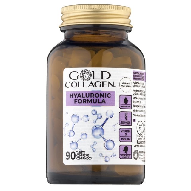 GOLD Collagen Hyaluronic 90Cpr