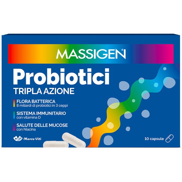 MASSIGEN Probiotici 10Cps