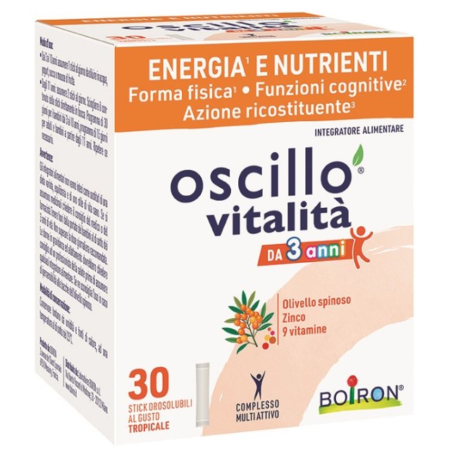 OSCILLO VITALITA' 3+ 30STICK