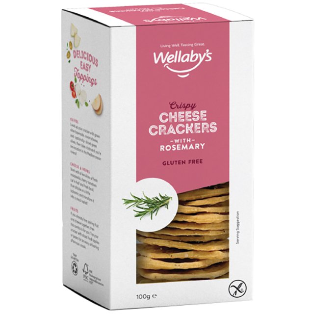 WELLABY'S CRACKERS ROSMARINO WELLABY'S CRACKERS ROSMARINO
