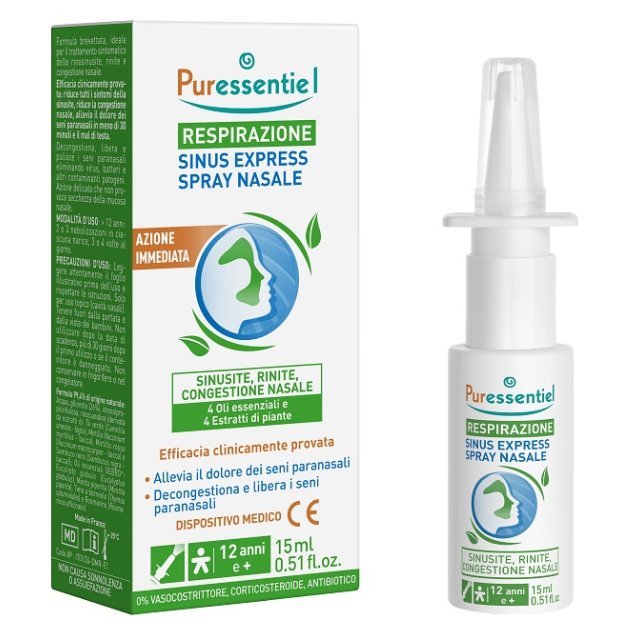 PURESSENTIEL SINUS SPR NASALE