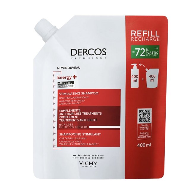 DERCOS Sh.Energizz.Ric.400ml
