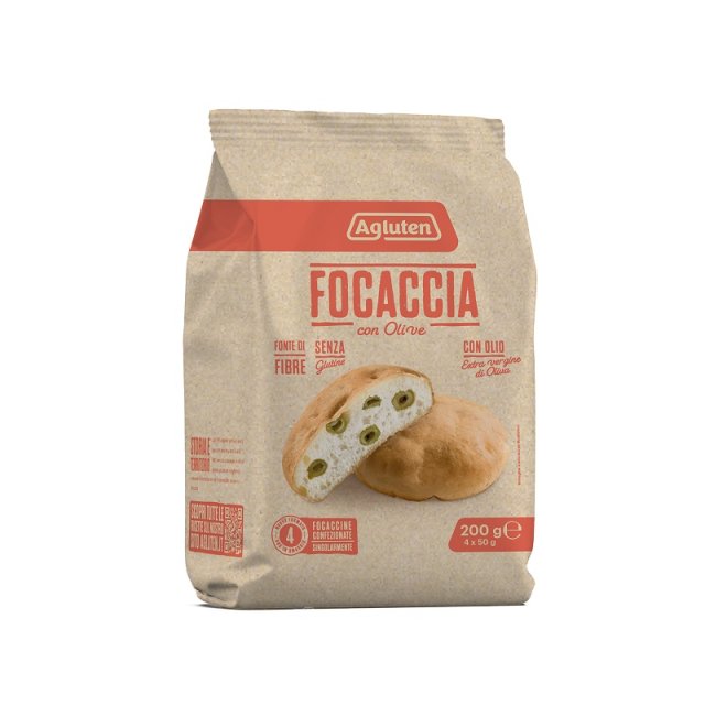 AGLUTEN Focaccina Olive 200g
