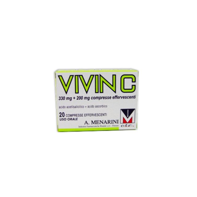 VIVIN C 20CPR EFF330MG+200MG