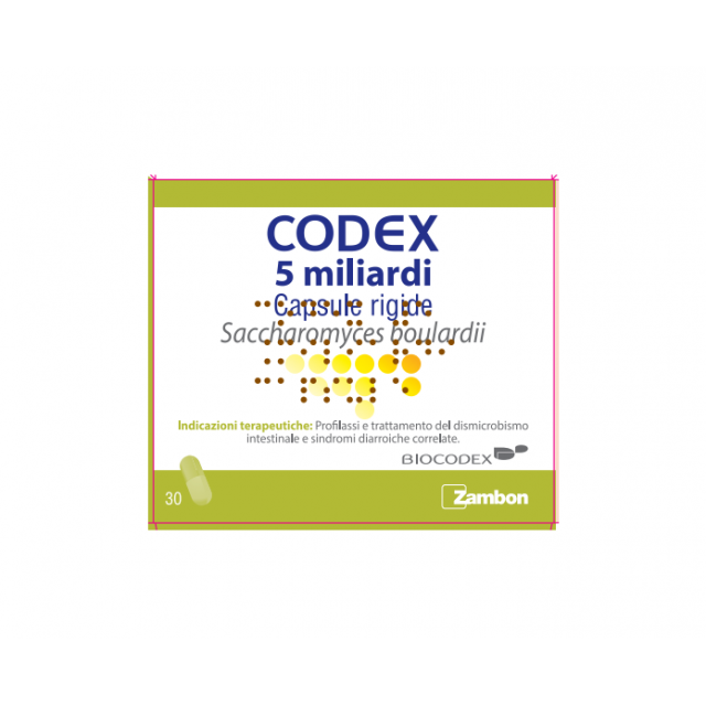 CODEX 30CPS 5MLD 250MG