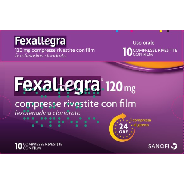 FEXALLEGRA 10CPR RIV 120MG