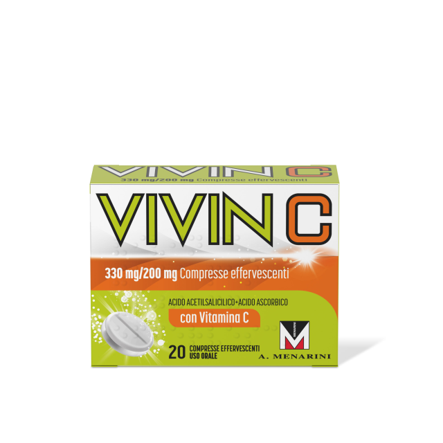 VIVIN C 20CPR EFF330MG+200MG